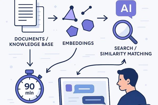 RAG Isn't as Complex as You Think: Building a Zendesk Chatbot in 90 Minutes blog post thumbnail