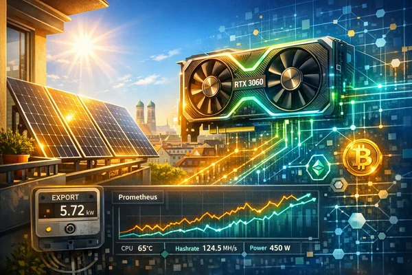 Mining Ethereum Classic with Sunshine: Putting My Solar Surplus to Work blog post thumbnail