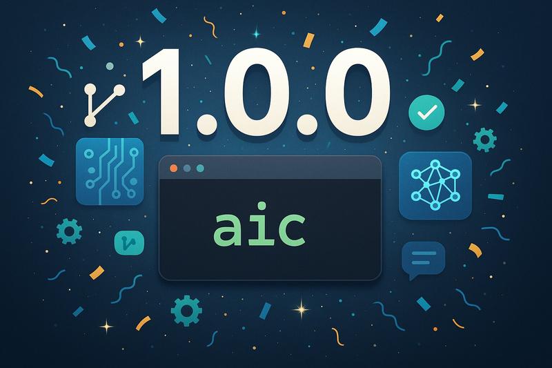aicommits v1.0.0 release announcement